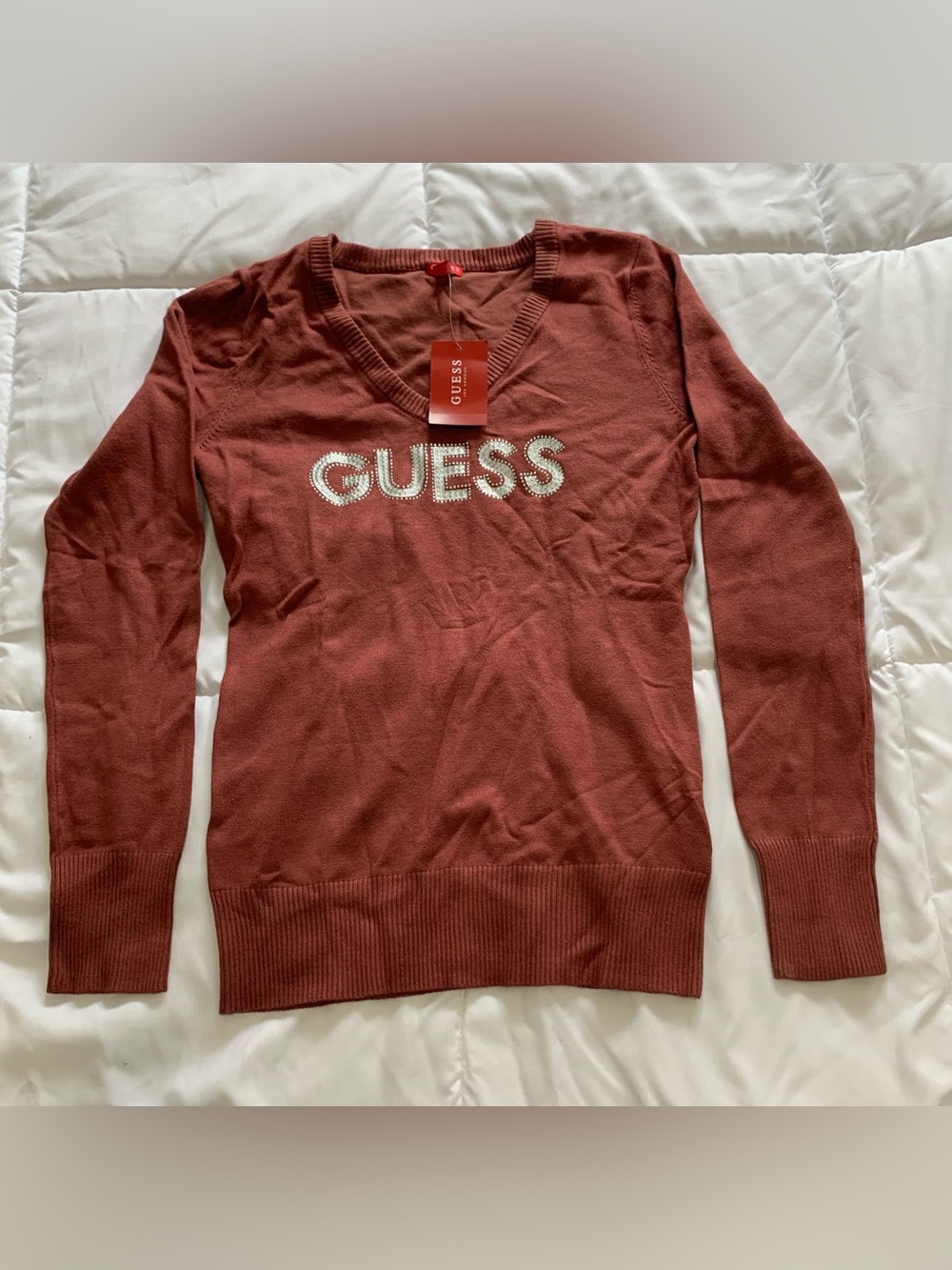 New Guess Long Sleeve Sweater Size S